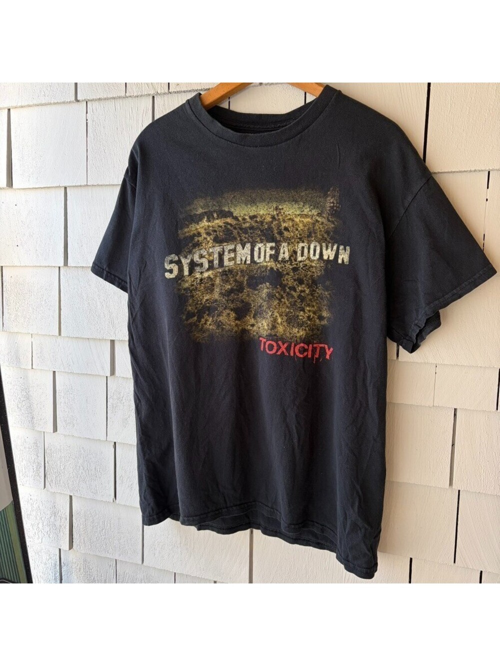 System of a Down Toxicity Band Tee Large Black Nu Metal Rock